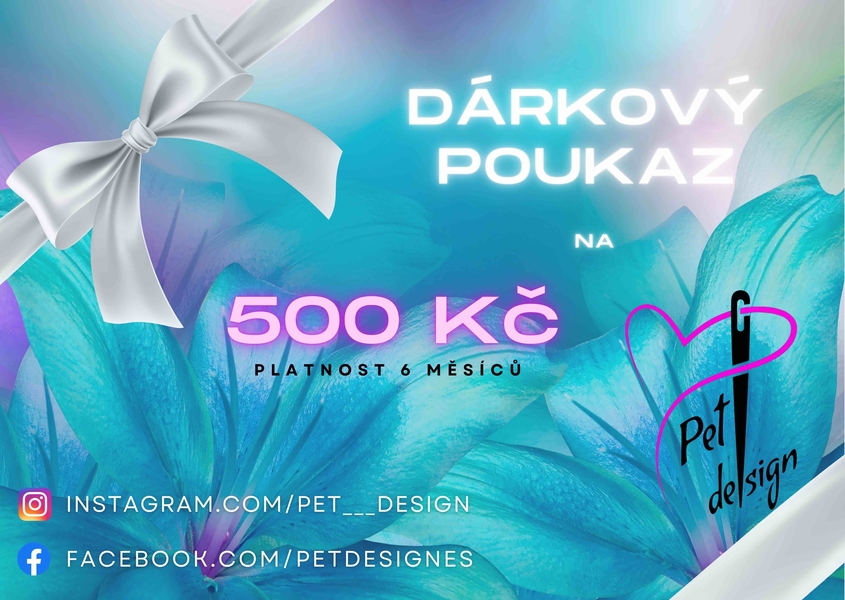 Dárkový poukaz 500 Kč